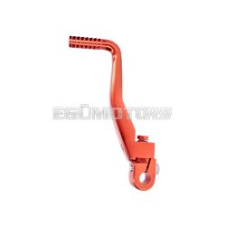   kickstart lever foldable, anodized aluminum, orange for Simson S50, S51, S53, S70, S83