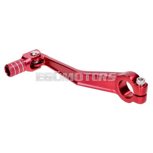 gear shift lever foldable, anodized aluminum, red for Simson S50, S51, S53, S70, S83