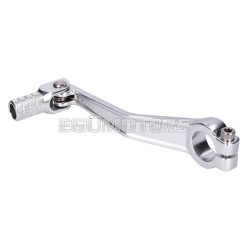   gear shift lever foldable, anodized aluminum, silver for Simson S50, S51, S53, S70, S83