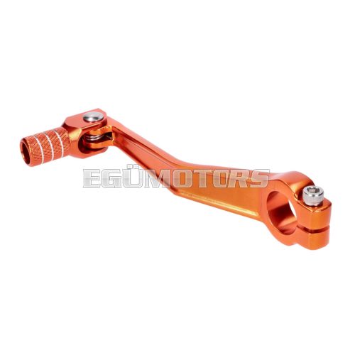 gear shift lever foldable, anodized aluminum, orange for Simson S50, S51, S53, S70, S83