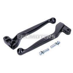   clutch and brake lever set ALU anodized black for Simson S50, S51, S53, S70, S83, SR50, SR80