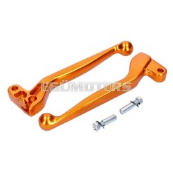   clutch and brake lever set ALU anodized golden for Simson S50, S51, S53, S70, S83, SR50, SR80