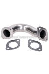 exhaust manifold stainless steel unrestricted 35mm for Gilera Runner, Piaggio Hexagon, TPH, SKR, Italjet Dragster 125-180 2-stroke = 50156