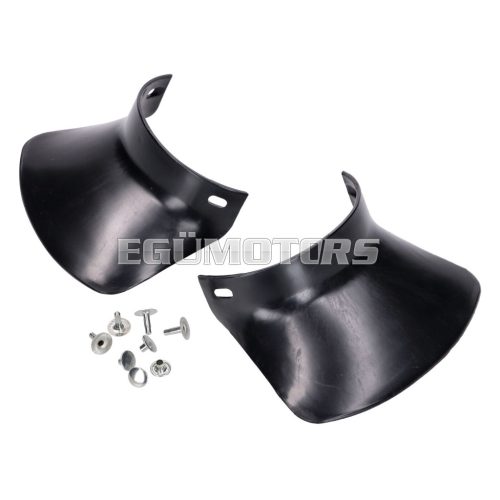 mudguard mud flap set black plastics for Simson S50, S51, S70