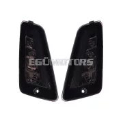 OEM Standard index szett első, LED, füstszínű, Vespa GT, GTL, GTV, GTS 125-300