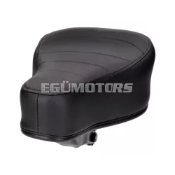   OEM Standard nyereg / ülés magas, steppelt, rugós, fekete, Puch logóval, Puch robogóhoz = 44332