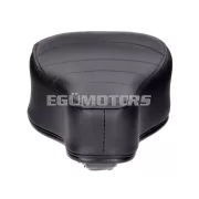 OEM Standard nyereg / ülés magas, steppelt, rugós, fekete, Puch logóval, Puch robogóhoz = 44332