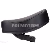 OEM Standard nyereg / ülés lapos, fekete, steppelt, rugós, Puch logóval, Puch mopedhez