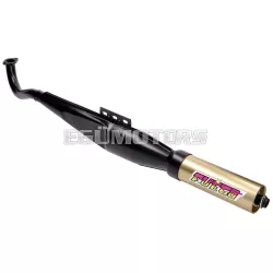 Tecno kipufogó Jamarcol Fuego fekete/arany, Puch Maxi