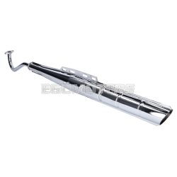 exhaust 18mm chromed original look for Puch Maxi
