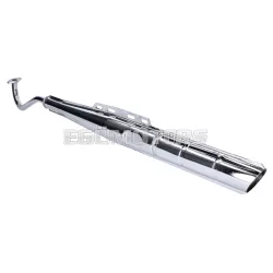 Kipufogó 18 mm krómozott, eredeti megjelenés, Puch Maxi