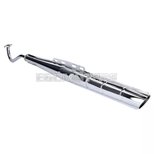 Kipufogó 18 mm krómozott, eredeti megjelenés, Puch Maxi