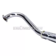 Tecno kipufogó 28mm krómozott, eredeti megjelenés, 2 részes, Puch Maxi