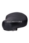 saddle / seat flat 60mm quilted black for Puch, Kreidler, Zündapp, Hercules, Vespa, Tomos, MBK moped