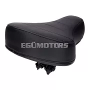 OEM Standard nyereg / ülés lapos, 60mm, steppelt fekete, Puch, Kreidler, Zündapp, Hercules, Vespa, Tomos, MBK