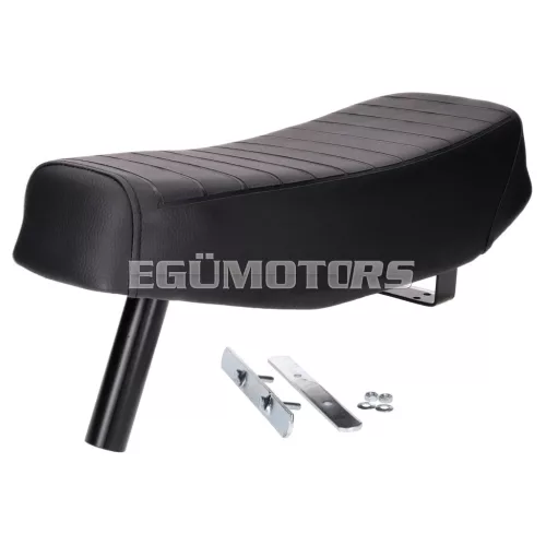 OEM Standard ülés Buddy Seat, kétüléses, fekete, Puch robogóhoz