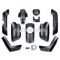   fairing kit 10-piece black primed for NIU-N1, NQi-Sport, NQi-GT, NQI-GTS