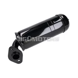 Kipufogó fekete, peremes, Peugeot 103 AC 50 2T