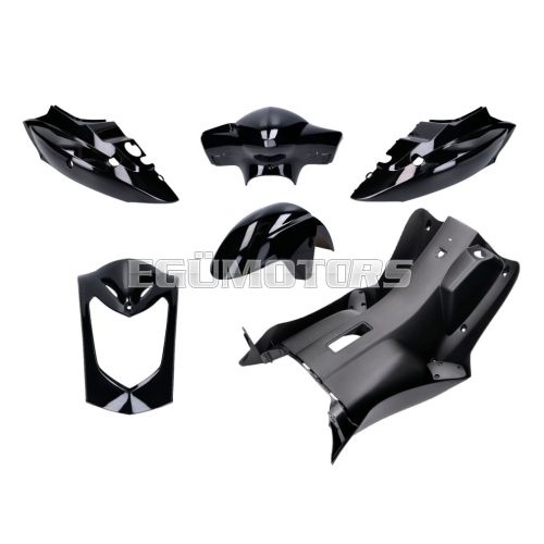 fairing parts kit 6-piece black for Kymco Agility 50, 125cc 2-, 4-stroke 08-17