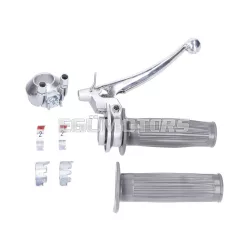   Kormánymarkolat készlet teljes, 2 / 3 sebességes, szürke, Puch, Sachs, Zündapp