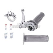 Kormánymarkolat készlet teljes, 2 / 3 sebességes, szürke, Puch, Sachs, Zündapp