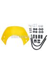 windshield short type, yellow tinted w/ mount for Vespa GT, GTS