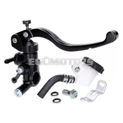   Első fék főhenger radiális, külső fékfolyadék-tartállyal, fekete, 22mm kormányhoz