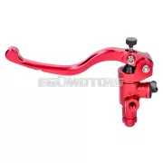 Első fék főhenger radiális, külső fékfolyadék-tartállyal, piros, 22mm kormányhoz