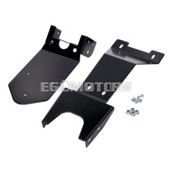   number plate holder w/ splash guard black coated for Rieju MRT