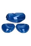 B-goods fuel tank and side cover set blue for Simson S50, S51, S70
