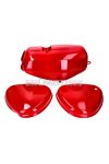 B-goods gas tank and side cover set red for Simson S50, S51, S70