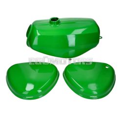   B-goods fuel tank and side cover set green for Simson S50, S51, S70