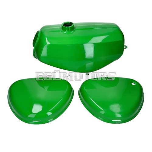 B-goods fuel tank and side cover set green for Simson S50, S51, S70