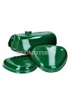 B-goods fuel tank and side cover set dark green for Simson S50, S51, S70