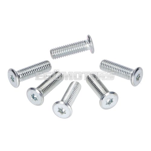 brake disc bolt set M6x20 for Vespa GTS 125-300 front 2016-, Piaggio Fly, Liberty, NRG