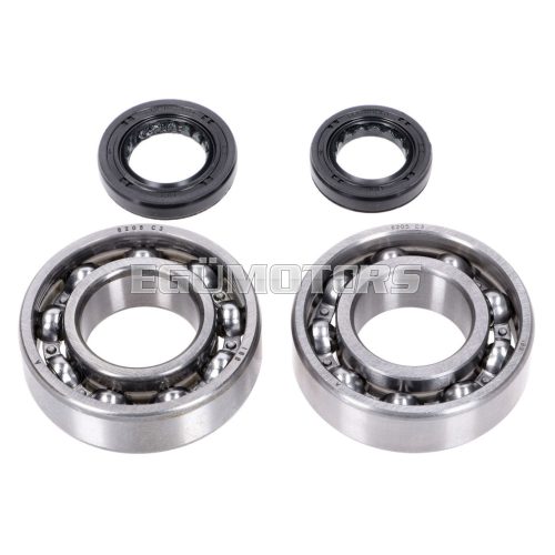 crankshaft bearing set w/ shaft seals for Yamaha Aerox 4-stroke, Neos 4-stroke