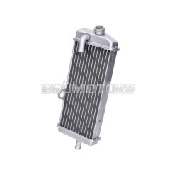   radiator aluminum silver for Yamaha DT 50 R, MBK X-Limit 50 Enduro, SM, Malaguti XSM 50