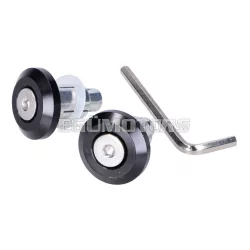   Kormányvég rezgéscsillapító tuning lapos, 13.5 / 17.5mm, fekete