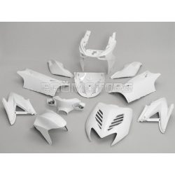   fairing kit 11-piece white for Yamaha Aerox, MBK Nitro 50cc, 100cc 2-stroke