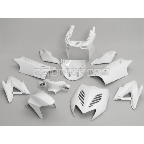 fairing kit 11-piece white for Yamaha Aerox, MBK Nitro 50cc, 100cc 2-stroke