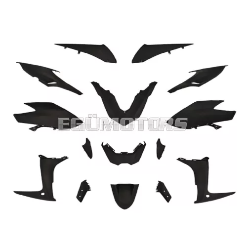 bodywork kit 15-piece black matt for Yamaha T-Max 560 Euro5 2020-