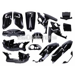 fairing kit 15-piece black metallic primed for Gilera Runner