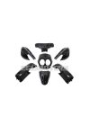 fairing kit 7-piece black metallic for Yamaha Neos, MBK Ovetto 50cc 2-stroke 2008-