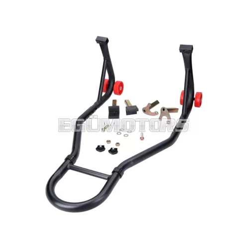 Motorkerékpár emelő univerzális, 250 kg-ig mopedhez, könnyű kerékpárhoz, motorkerékpárhoz, Simsonhoz