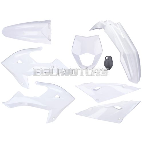 complete white fairing kit for Rieju MRT Pro 2021-2023 Euro5