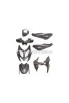 101 Octane idomszett 7 részes, antracit, Yamaha Aerox, MBK Nitro 2013-2017