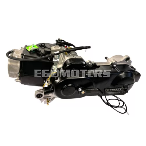 OEM Standard motor hosszú 729mm 50cc 12 colos kerékhez (hátsó dobfék), hosszú váltótengely, kínai GY6 Euro4 robogókhoz