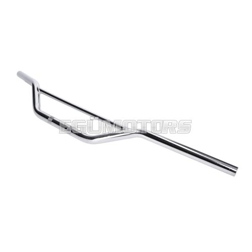 Handlebar motocross steel with chrome-plated brace 22mm - 820mm