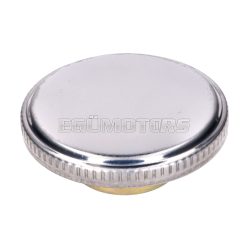   Tank cap (without lock) 39mm chrome for Honda S90, CS90, XL100 SZ, CB50, CB125, MT50, G400, SY125, S100