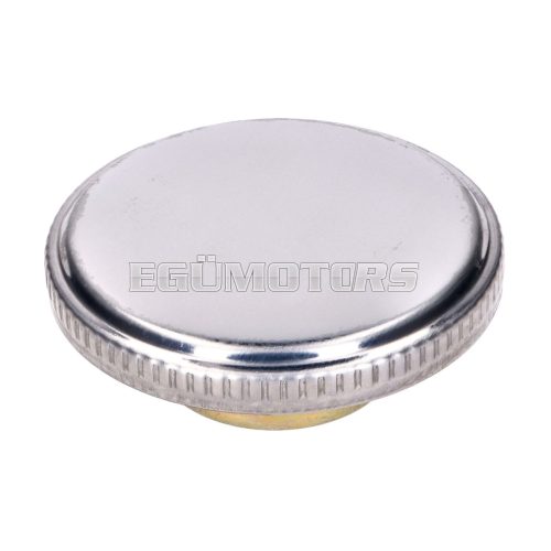 Tank cap (without lock) 39mm chrome for Honda S90, CS90, XL100 SZ, CB50, CB125, MT50, G400, SY125, S100